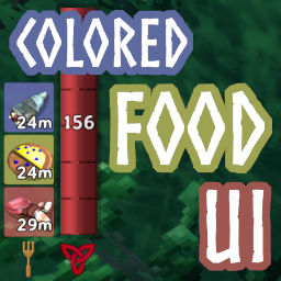 Colored Food UI | Thunderstore - The Valheim Mod Database